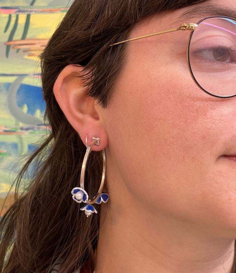 Floral Spinner Hoops