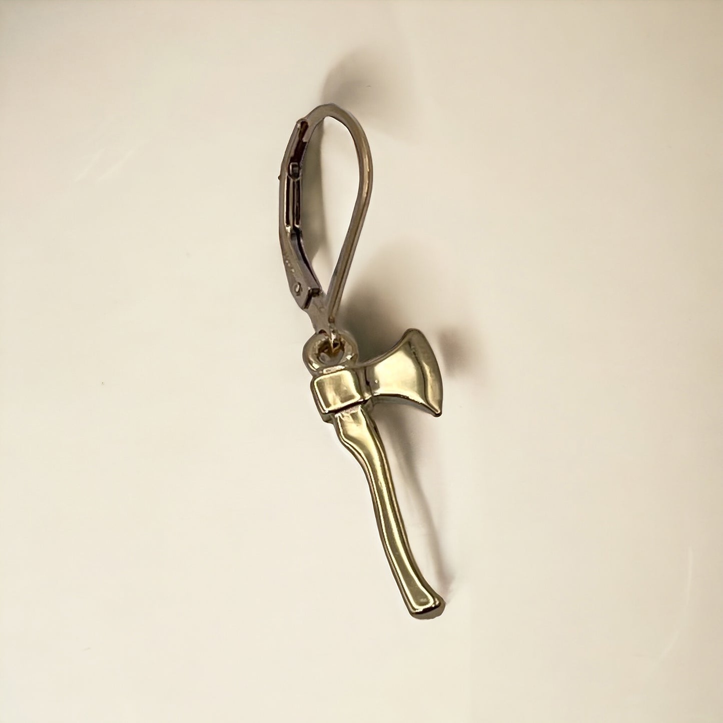 Gold Hatchet Shorty Earring