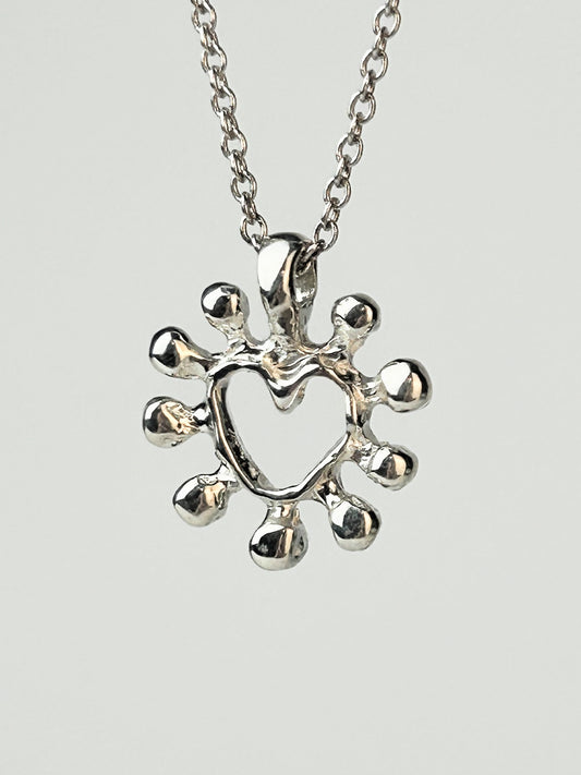 Heart Creature Charm on Chain