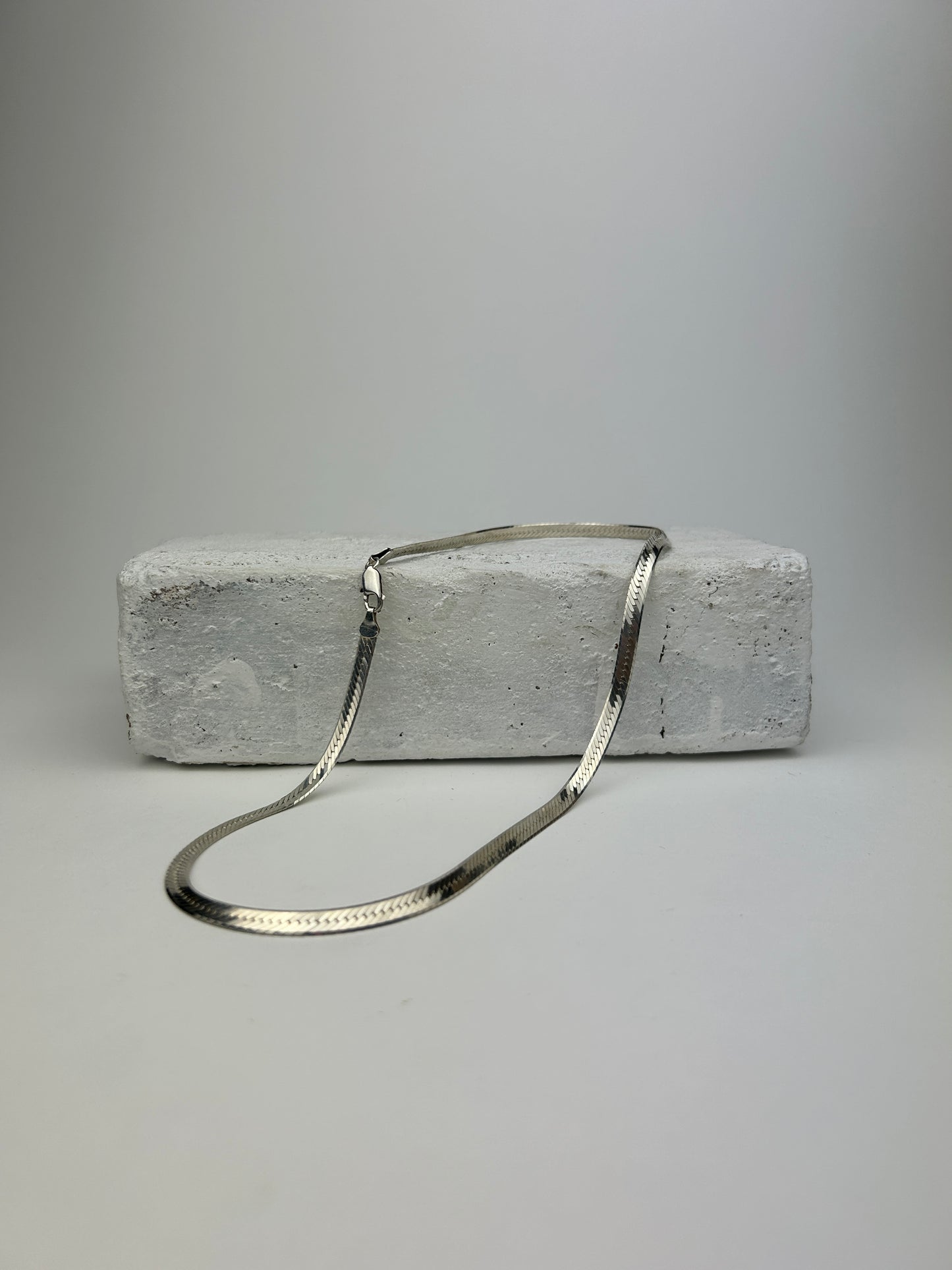 Sterling Silver Herringbone Chain