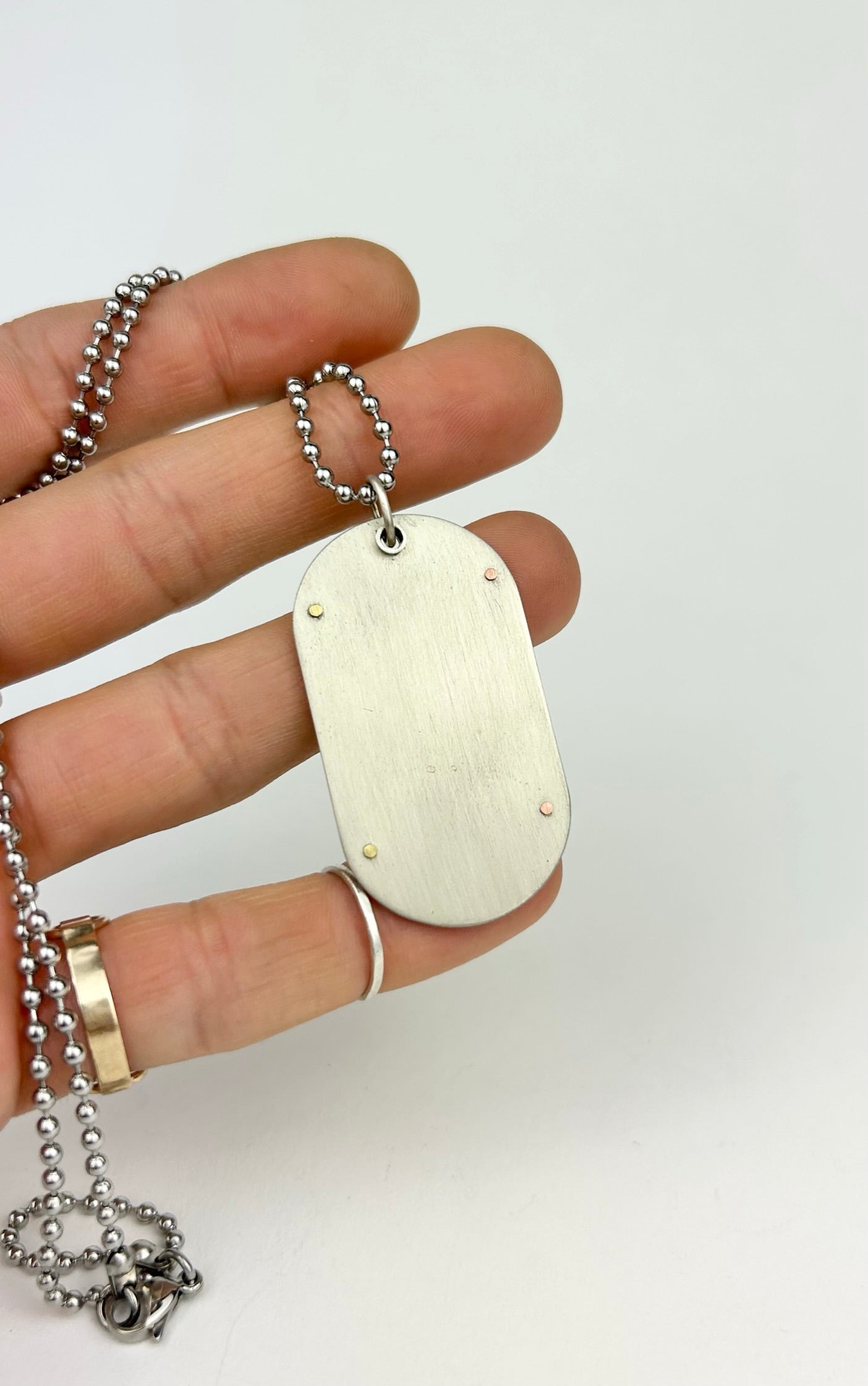 Checkered Dog Tag