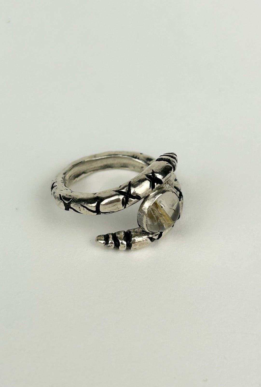 Guardian Ring - Rutilated Quartz