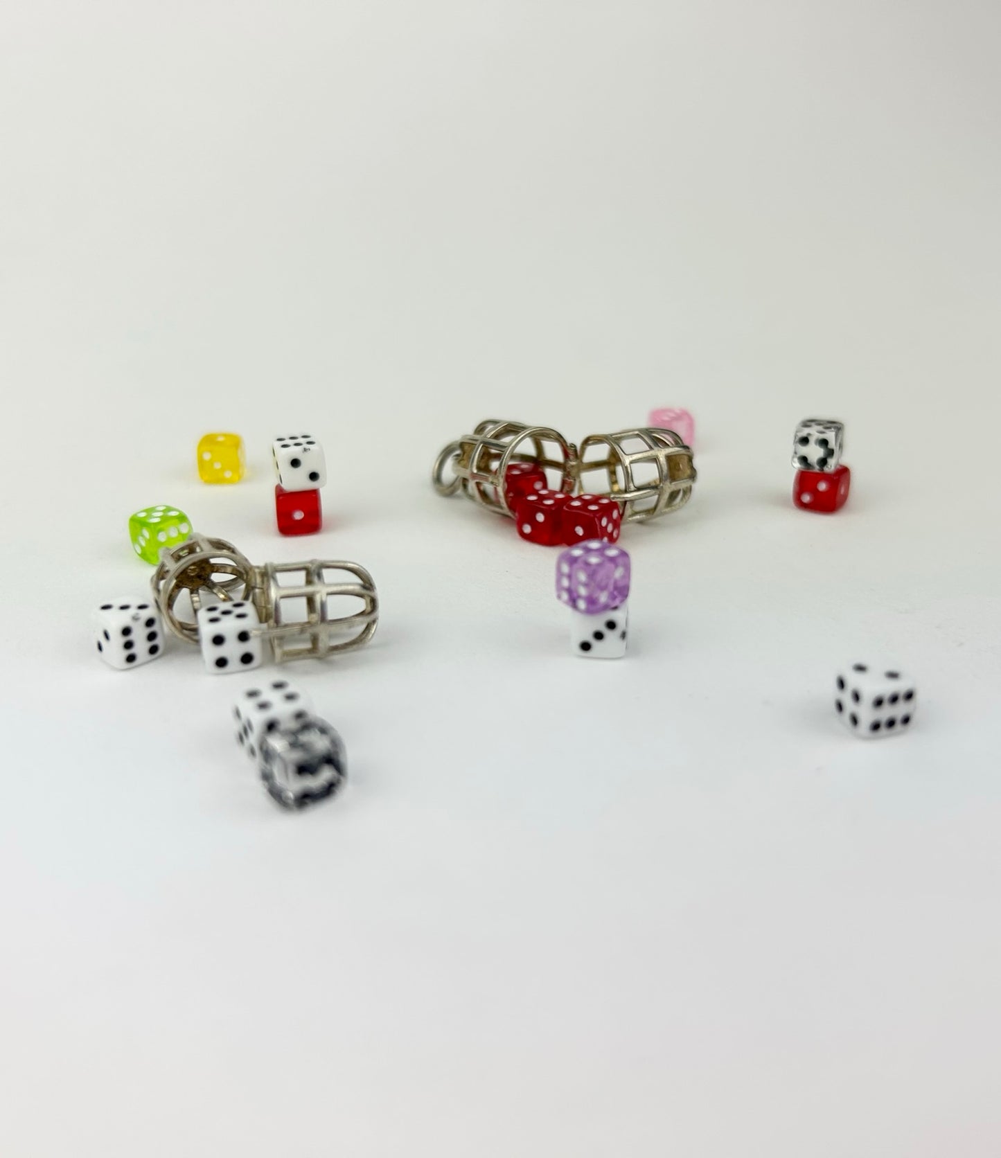 Dice Cage Charm