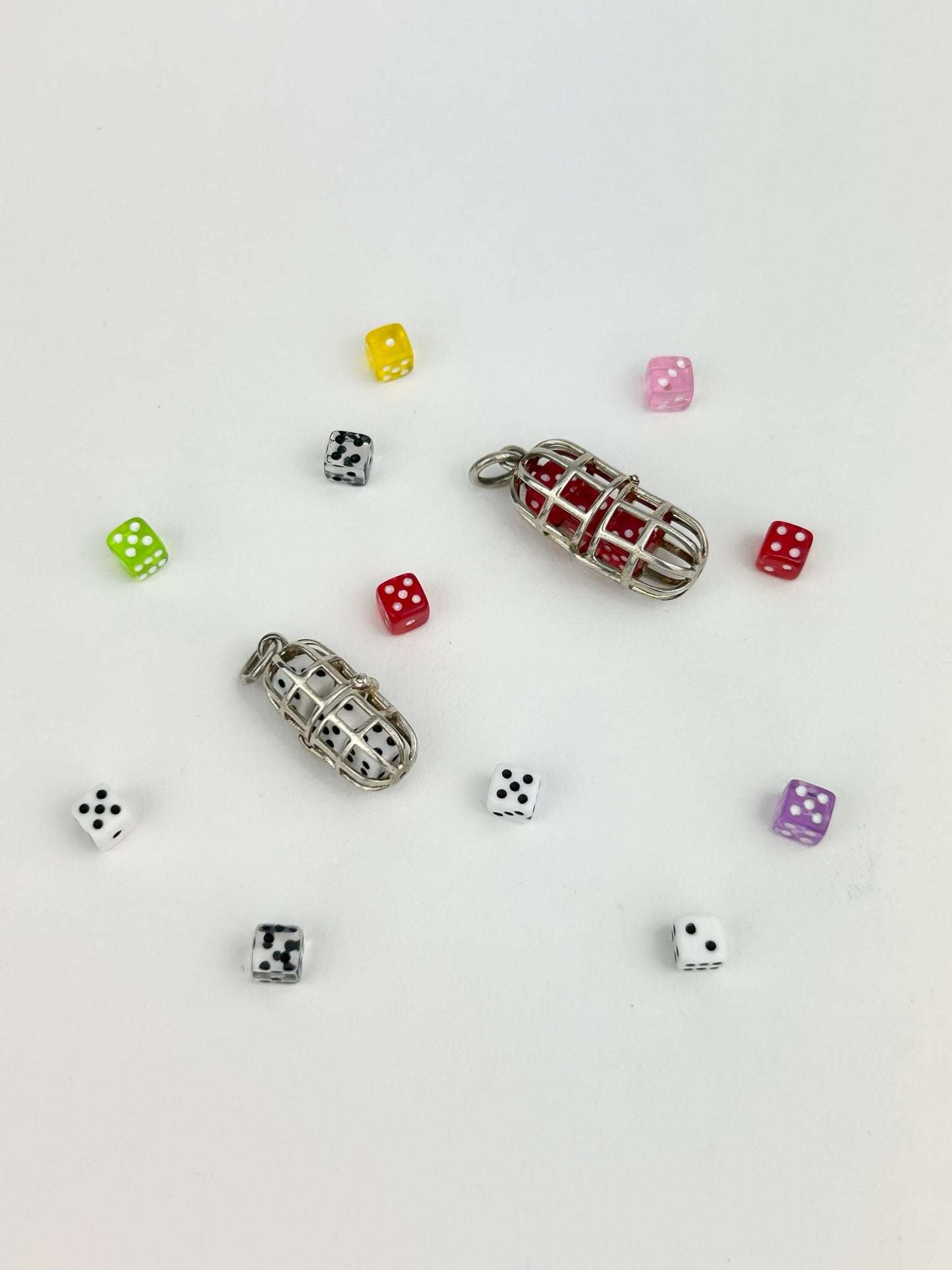Dice Cage Charm
