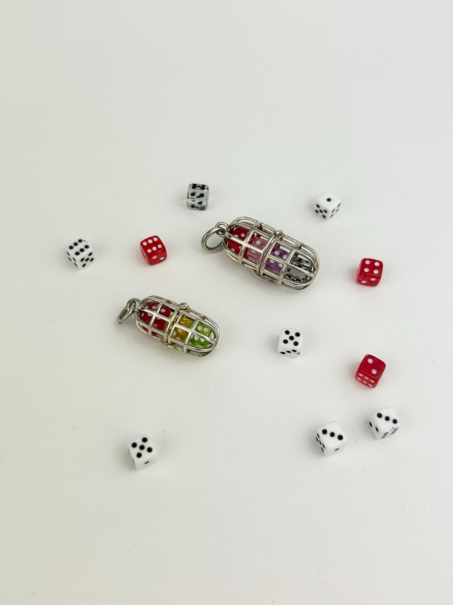 Dice Cage Charm