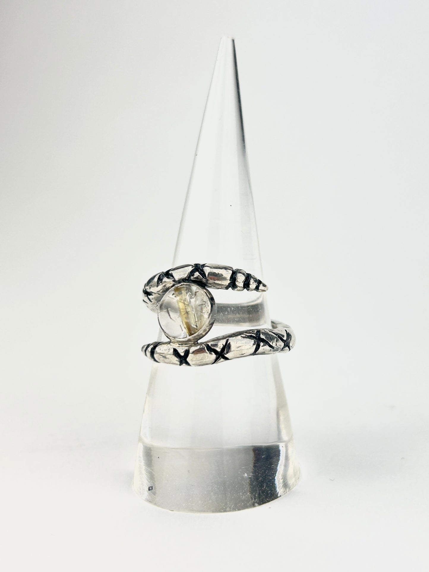 Guardian Ring - Rutilated Quartz