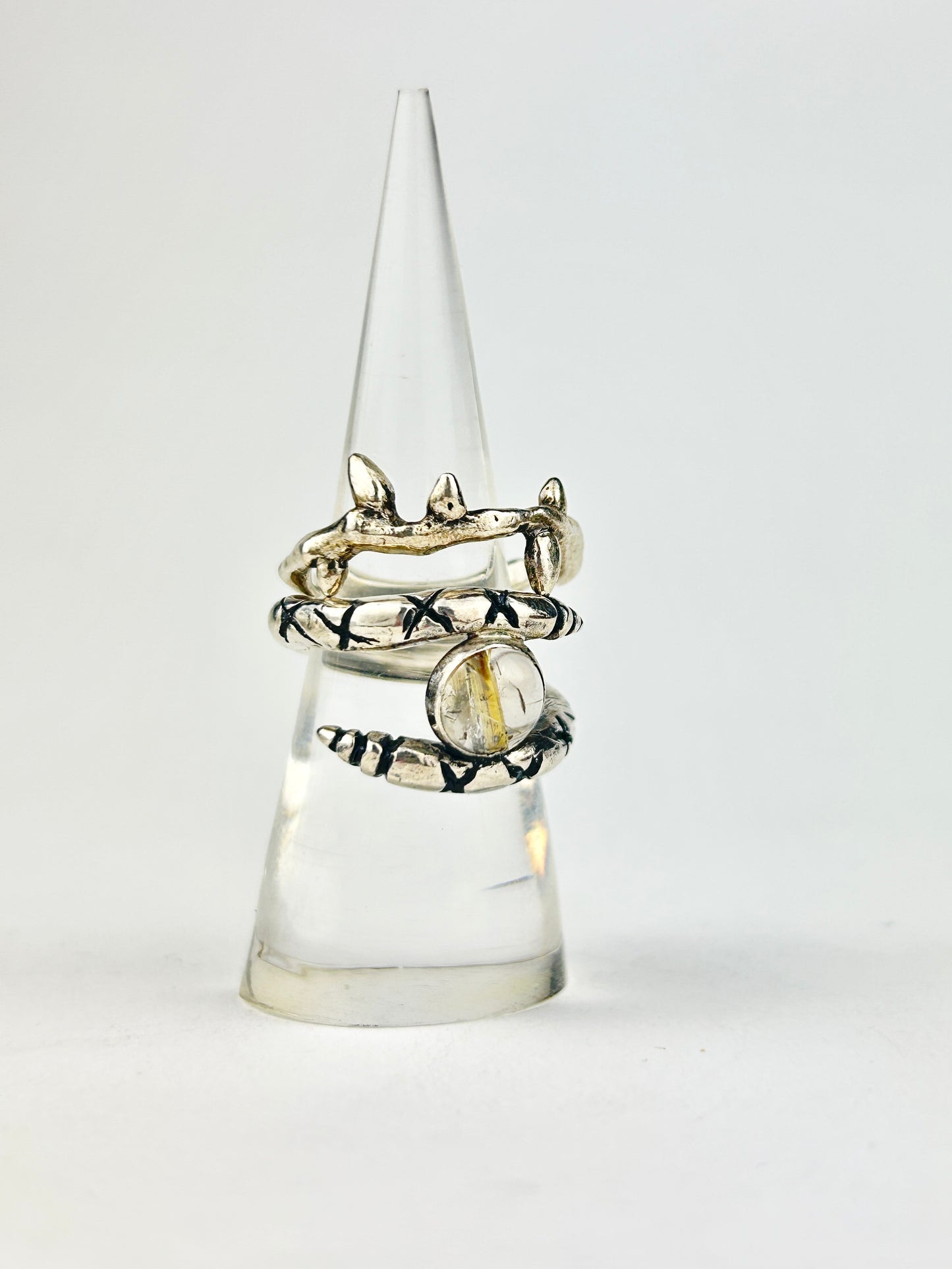 Guardian Ring - Rutilated Quartz