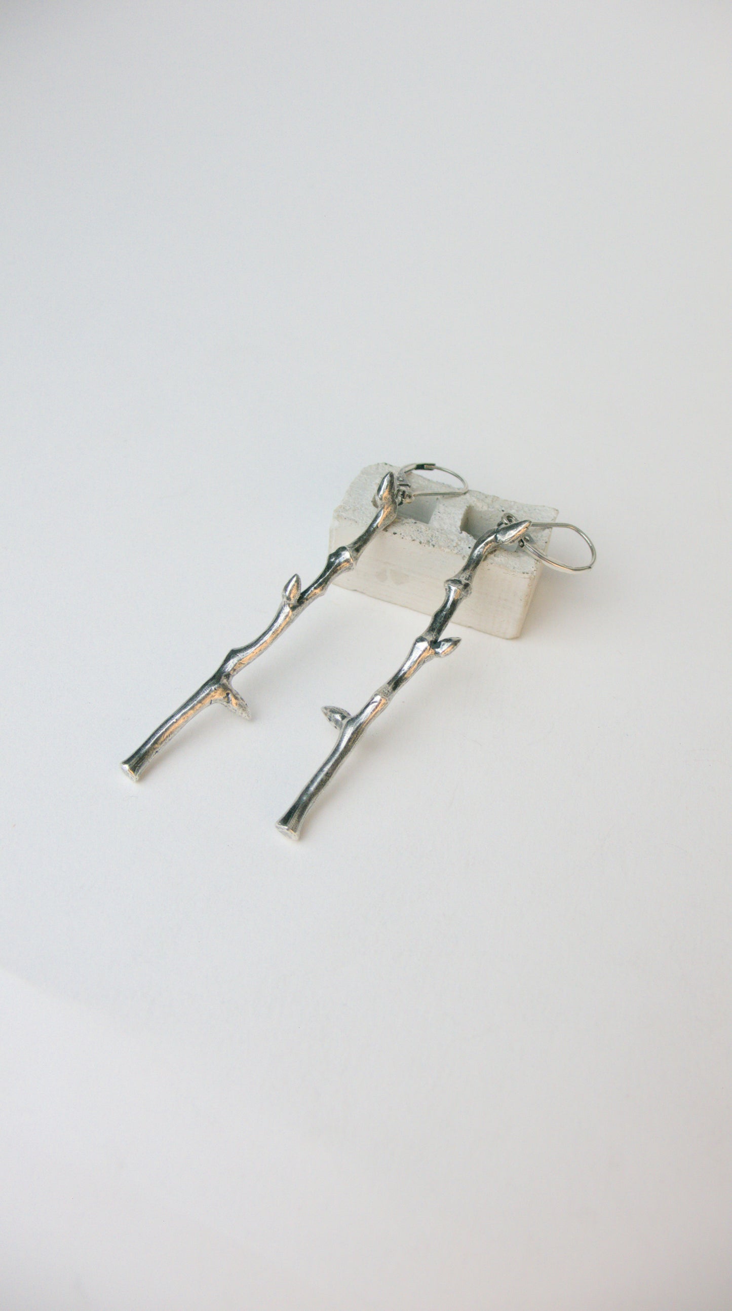 Switch Drop Earrings, sterling silver
