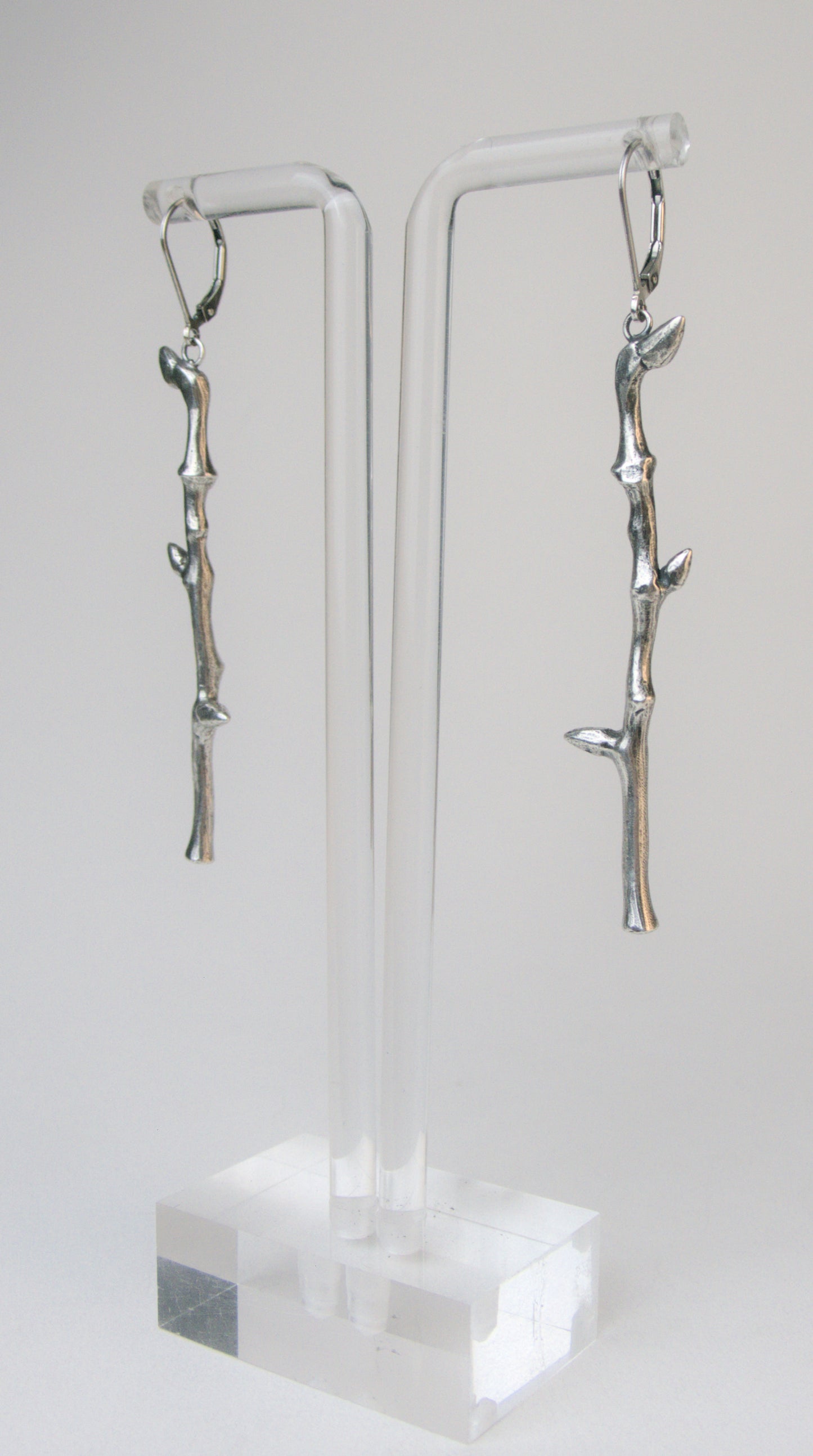 Switch Drop Earrings, sterling silver