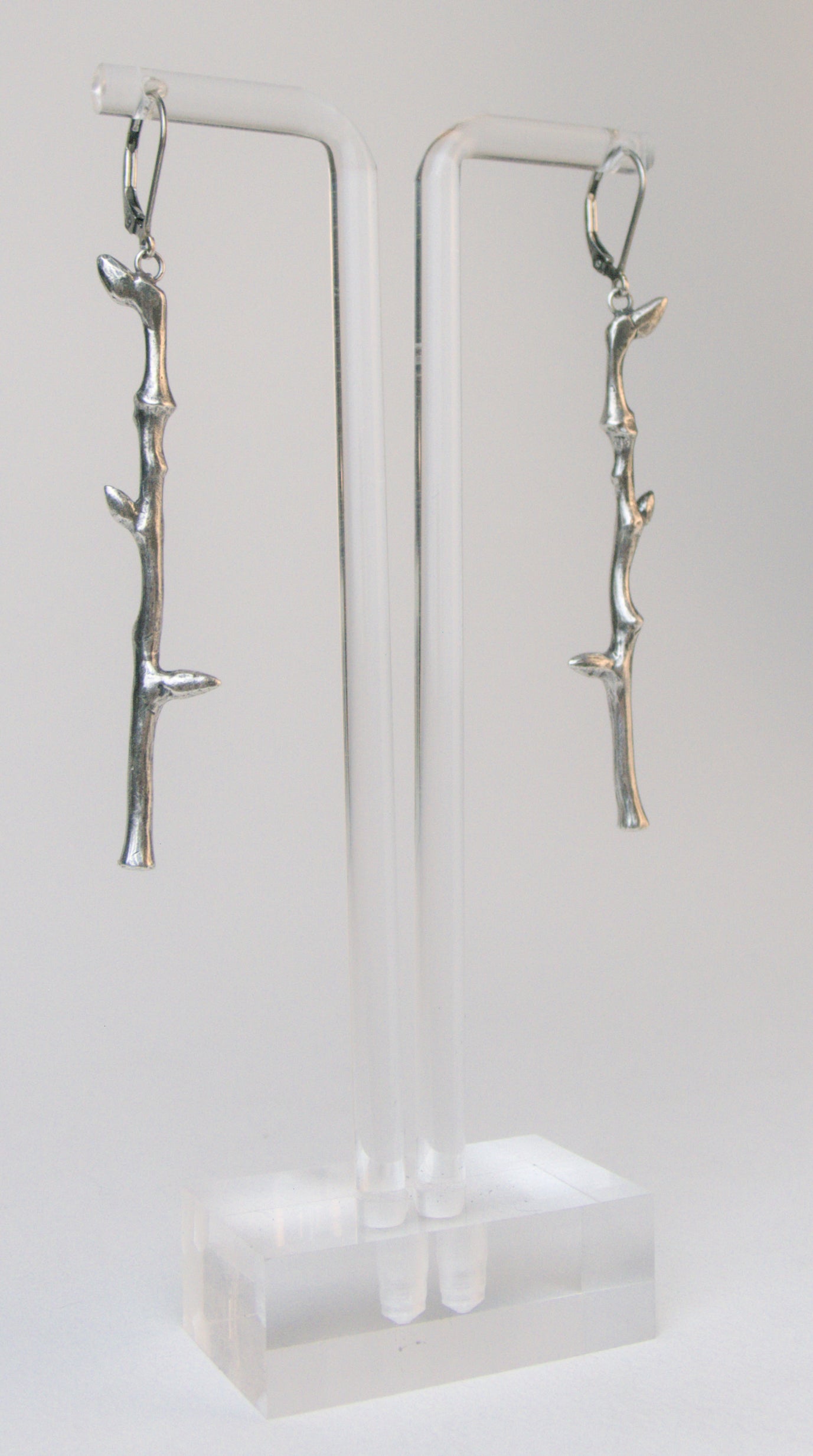 Switch Drop Earrings, sterling silver