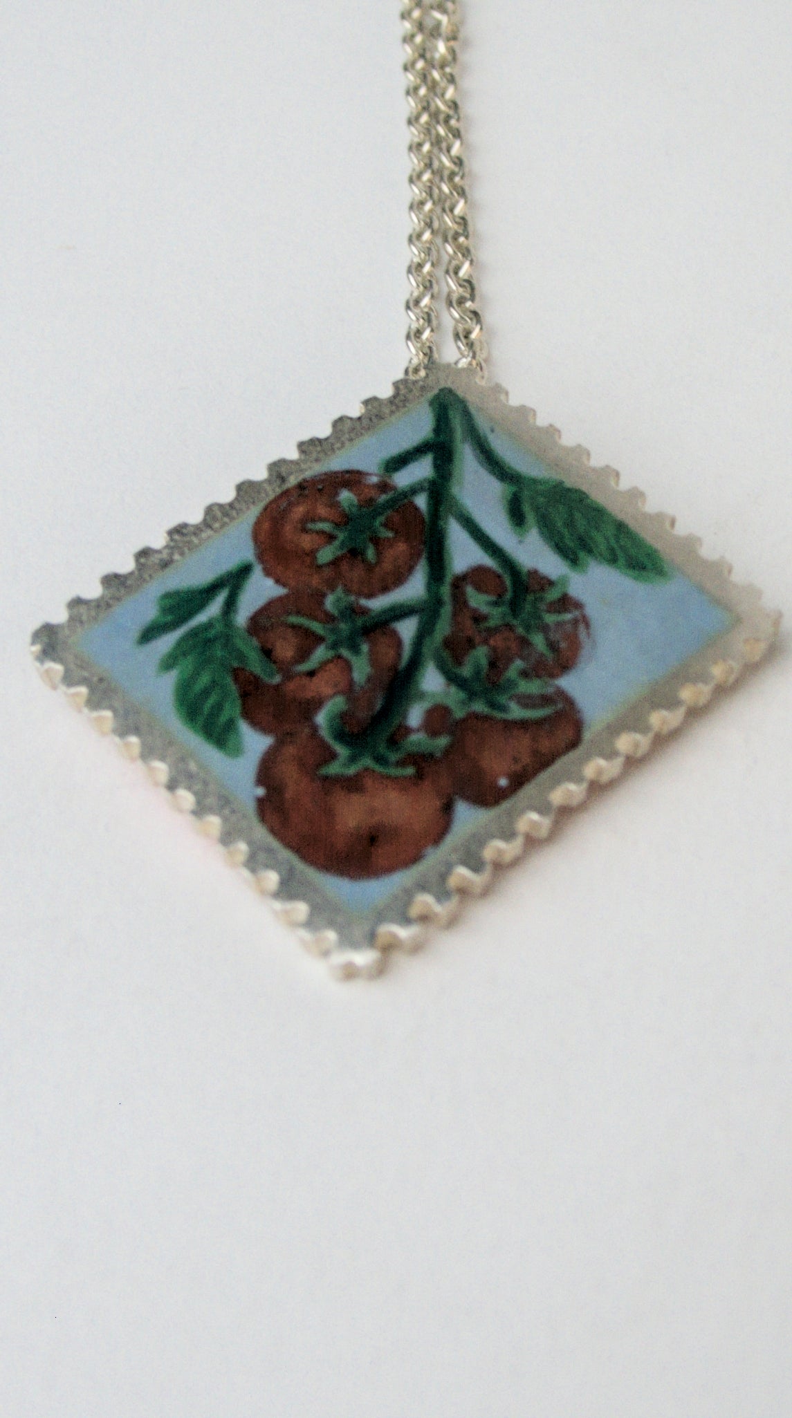 Tomato Stamp Necklace