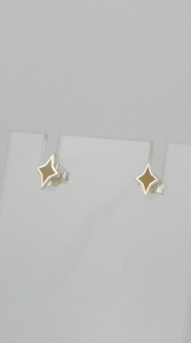 Mini Enamel Star Studs