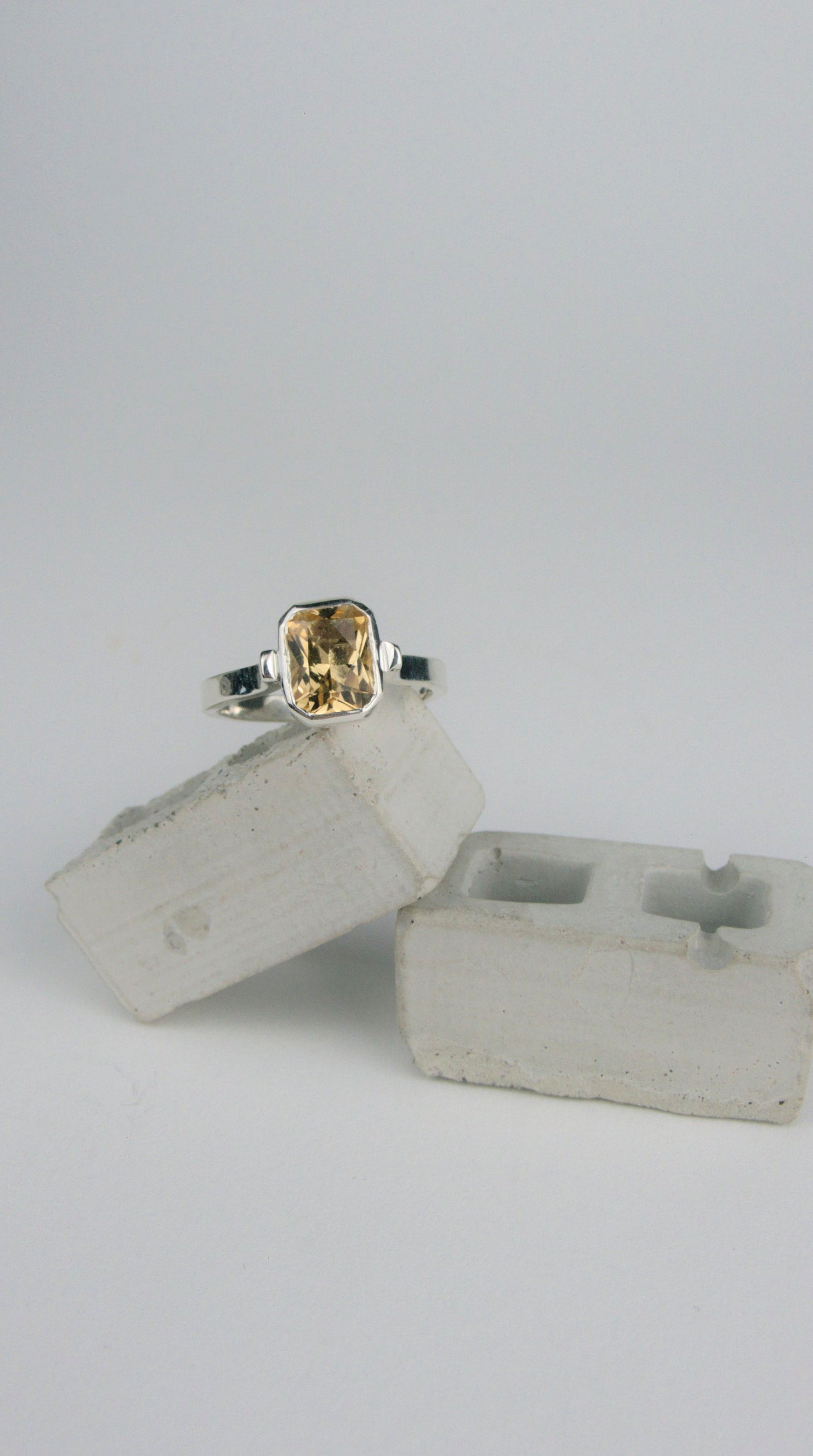 Citrine Picnic Basket Ring