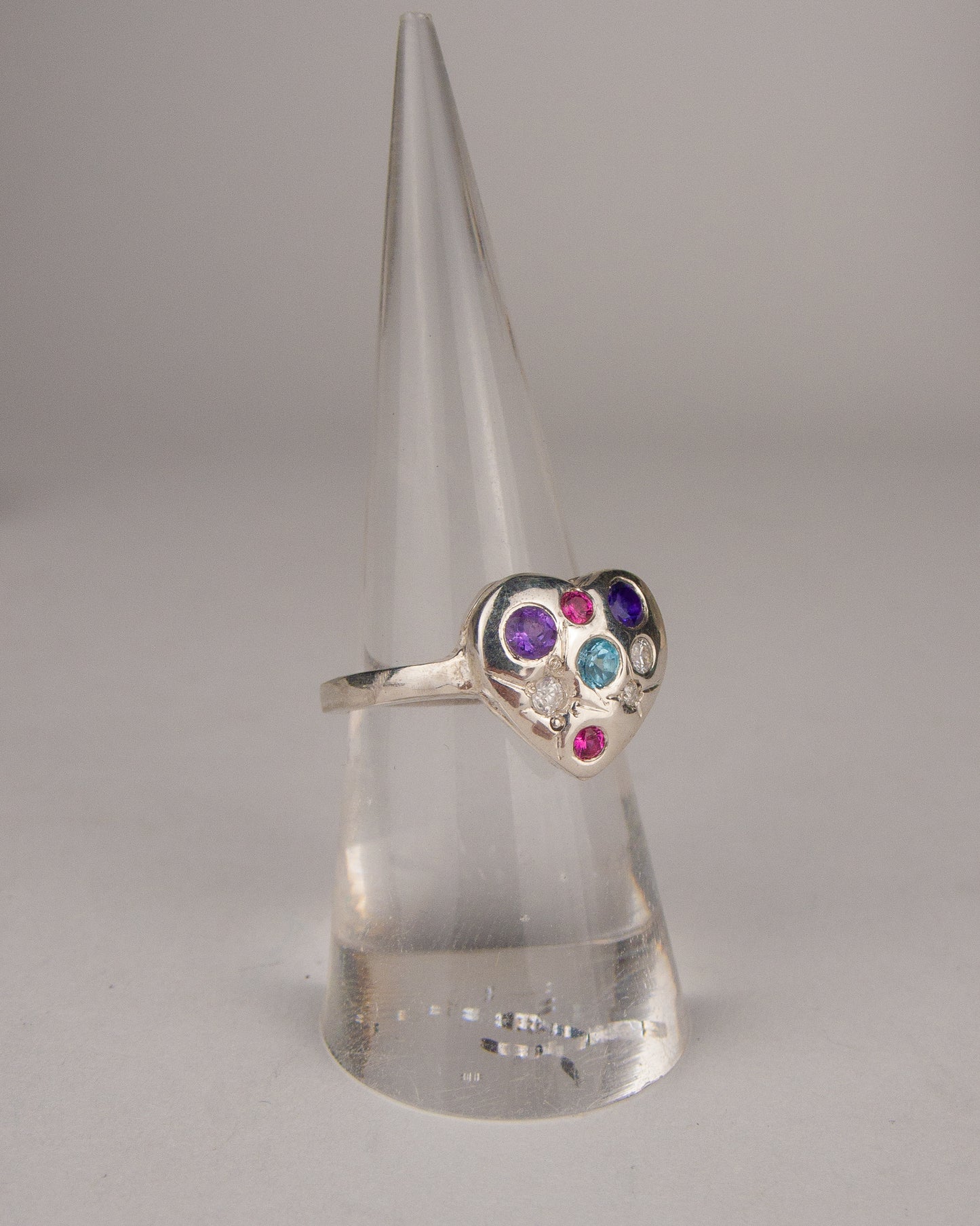 Confetti Heart Ring