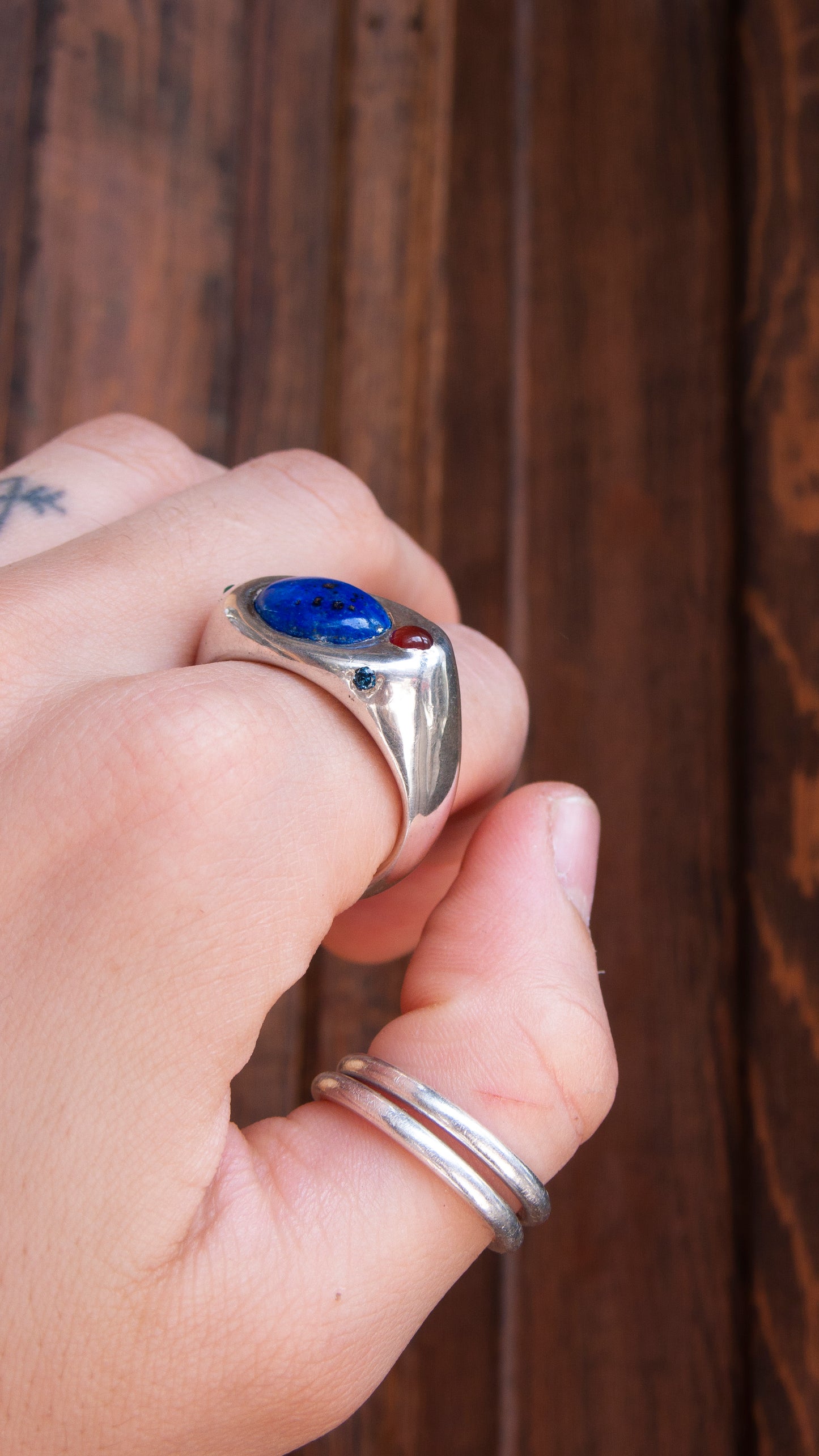 Lapis Signet Ring size 12.25
