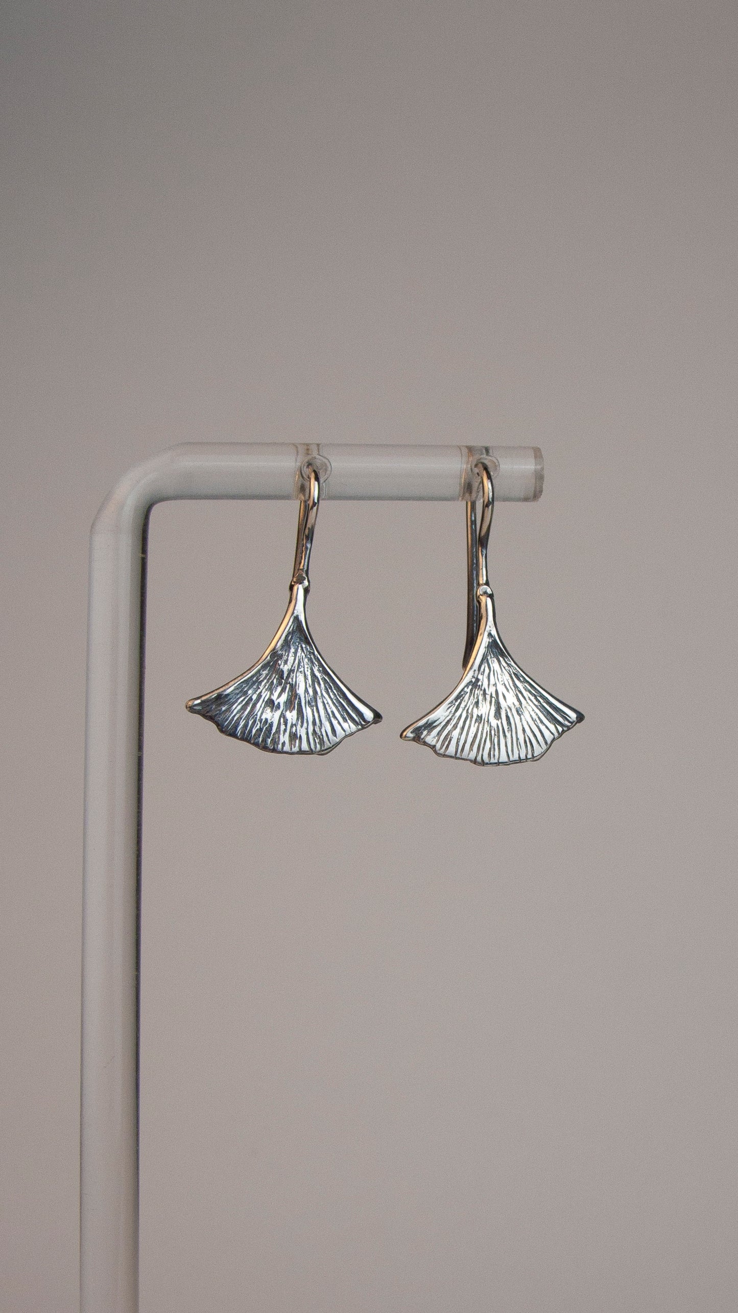Ginkgo Leaf Earrings Ready to Ship