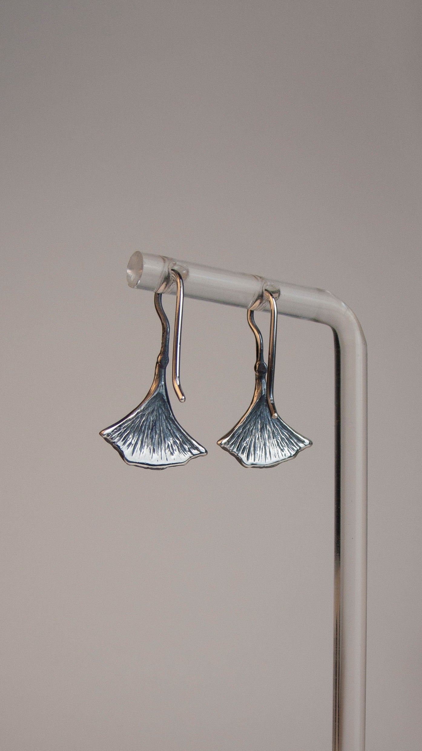 Ginkgo Leaf Earrings Ready to Ship