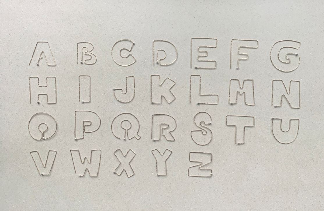La Di Da Alphabet Earrings