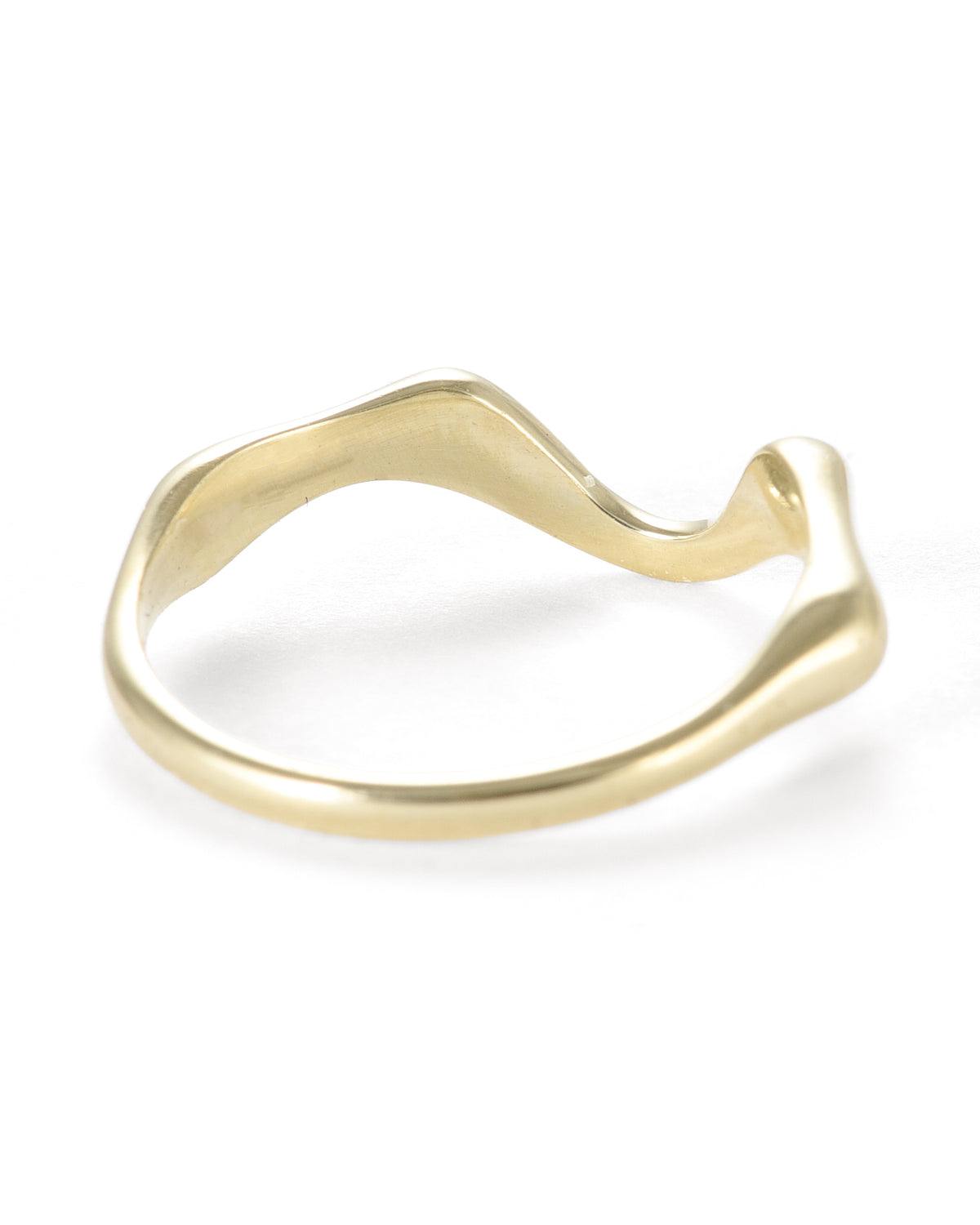 Green Gold Flowing Contour Band