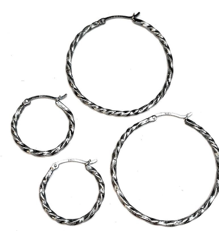 Wrought Iron Mini Hoops