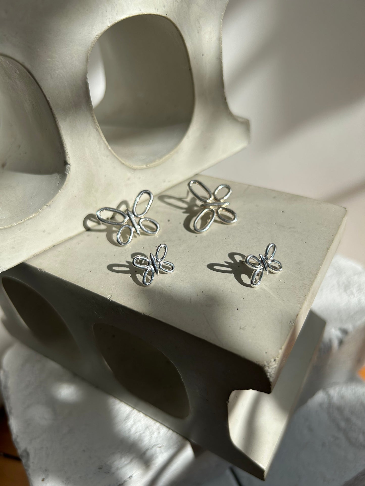 Butterfly Stud Earrrings