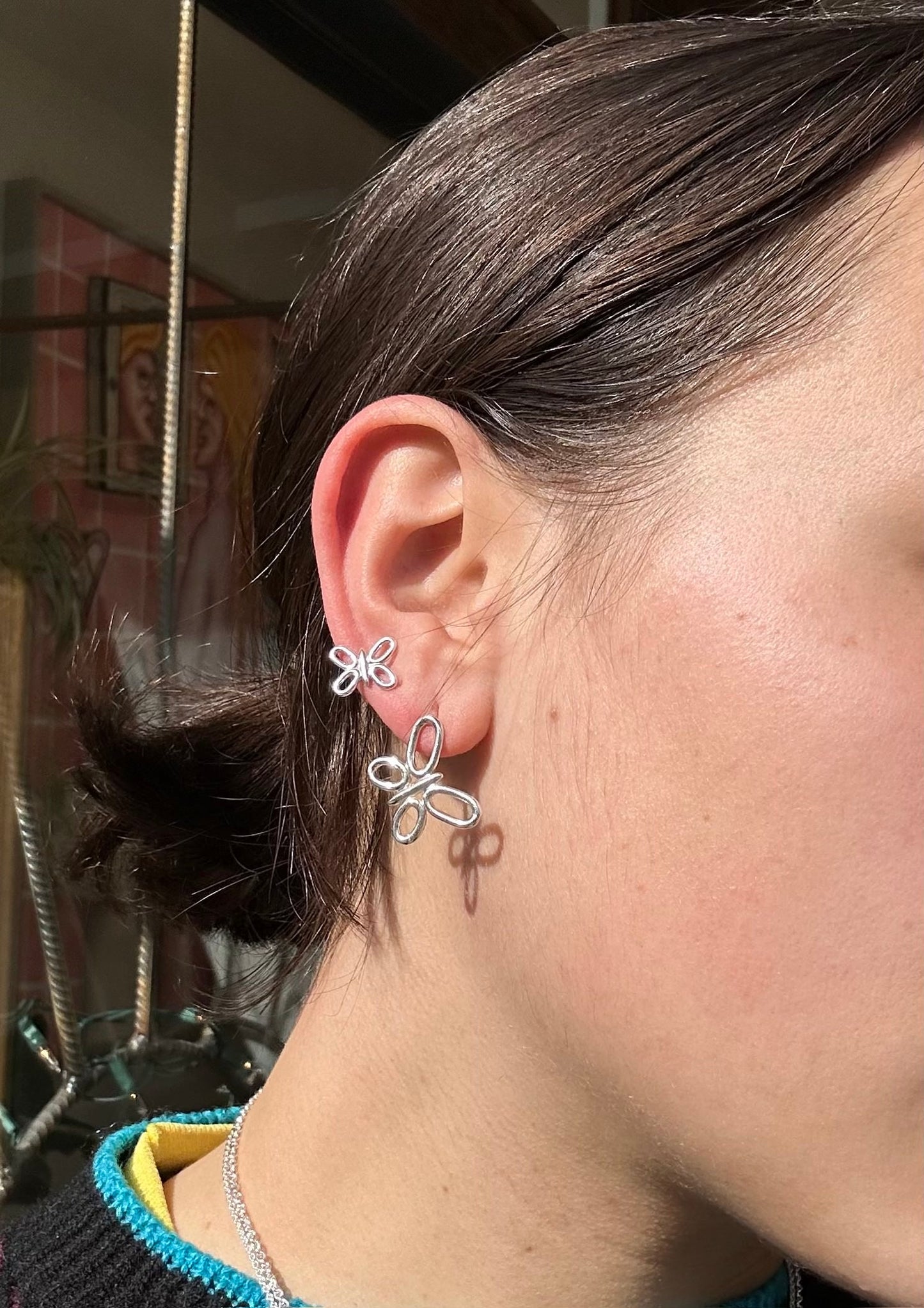 Butterfly Stud Earrrings