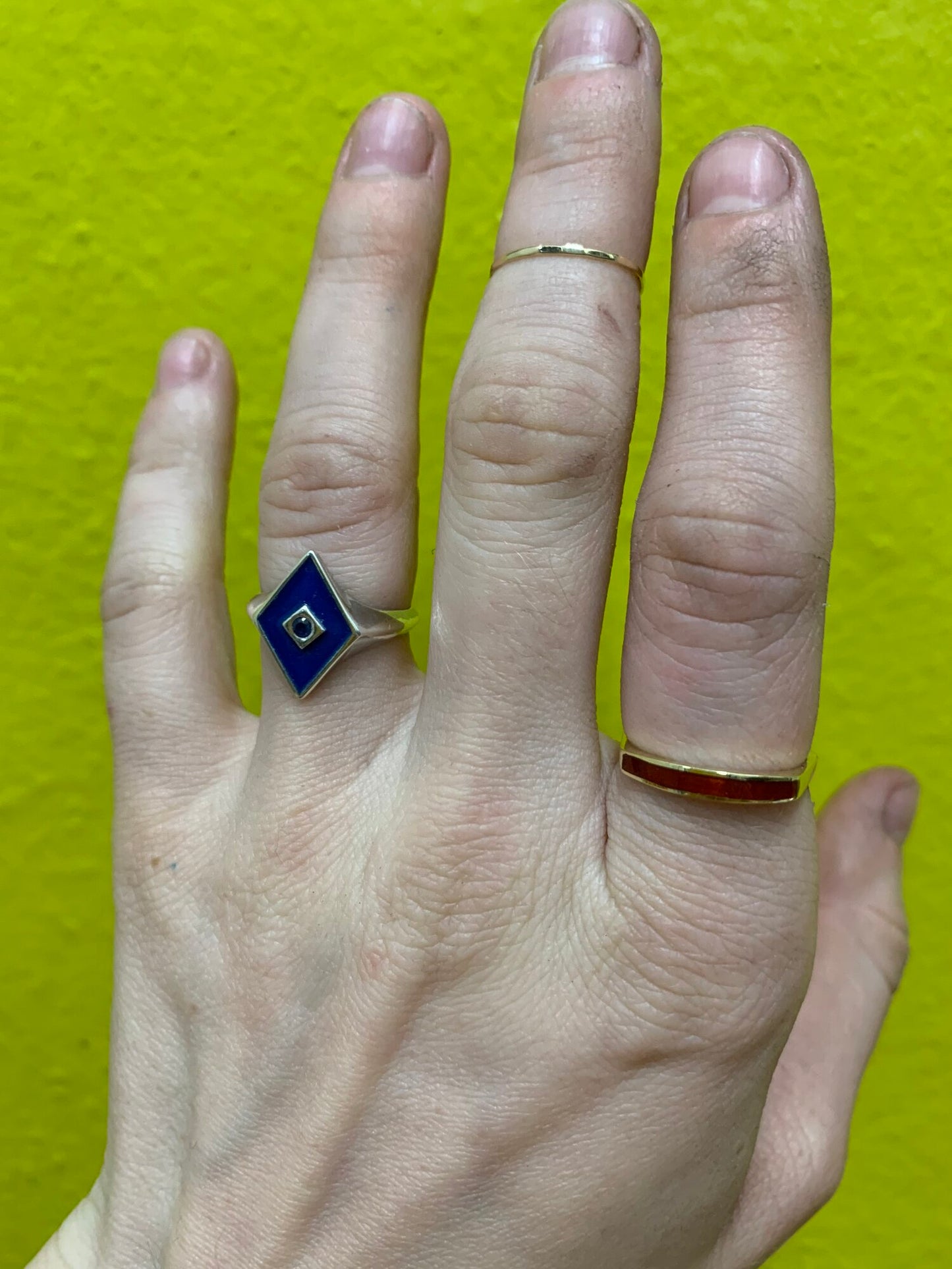 Hurricane Bolt Ring w/ Stone