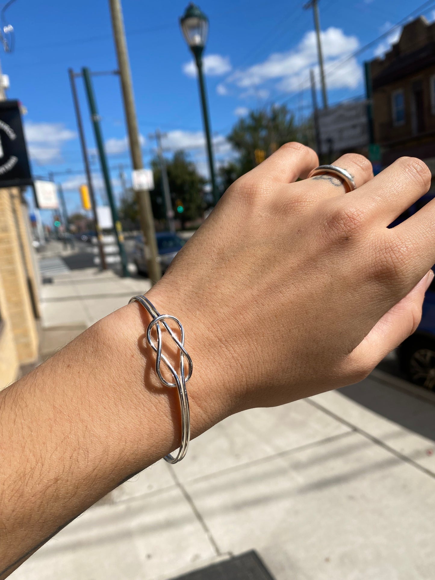 Square Knot Bangle