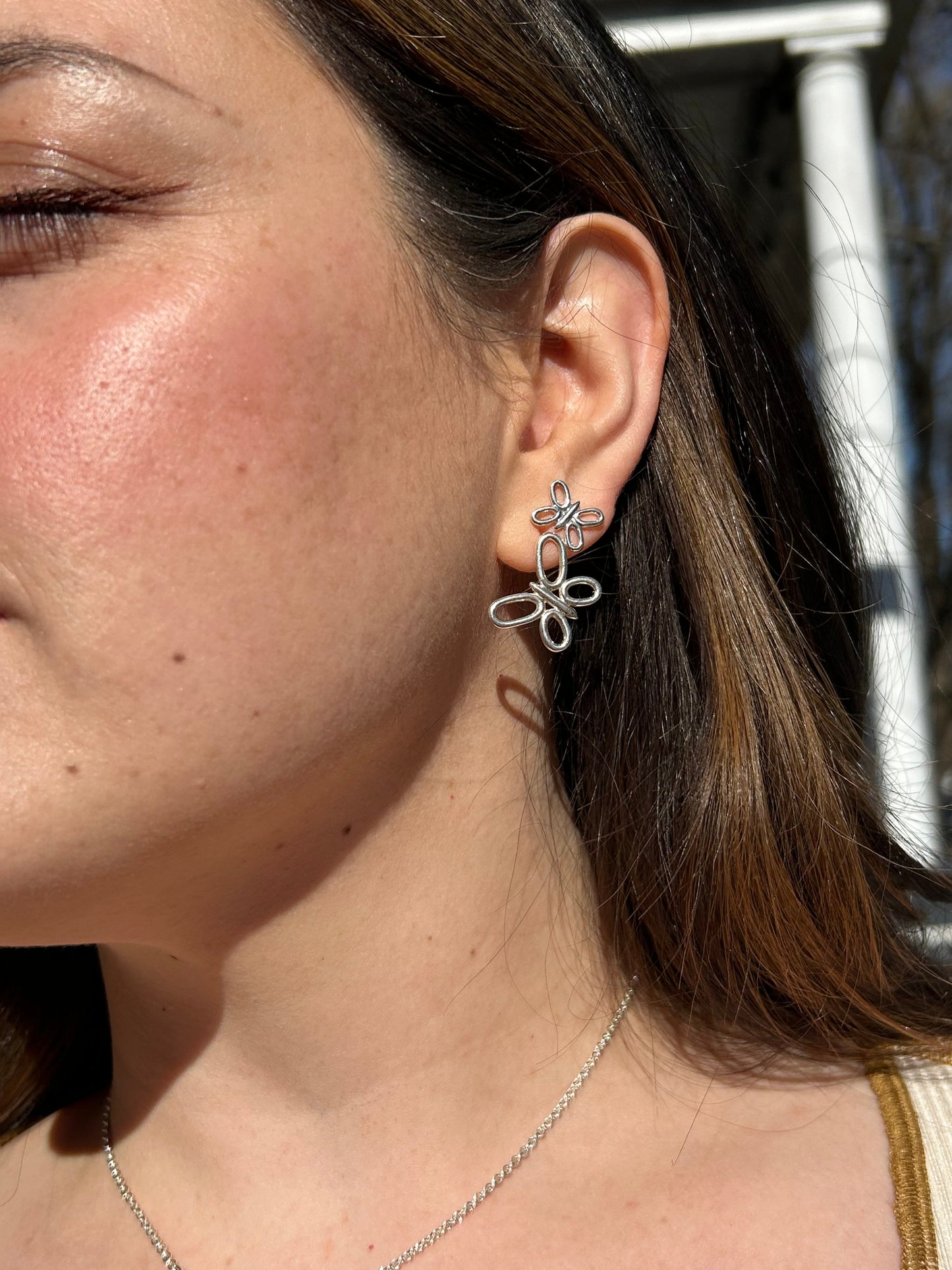 Butterfly Stud Earrrings
