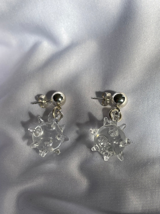 Glass Mace Earrings