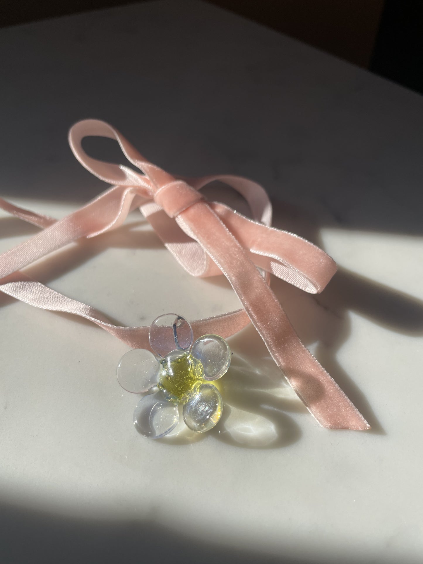 Daisy Bubblegum Flower Pendant