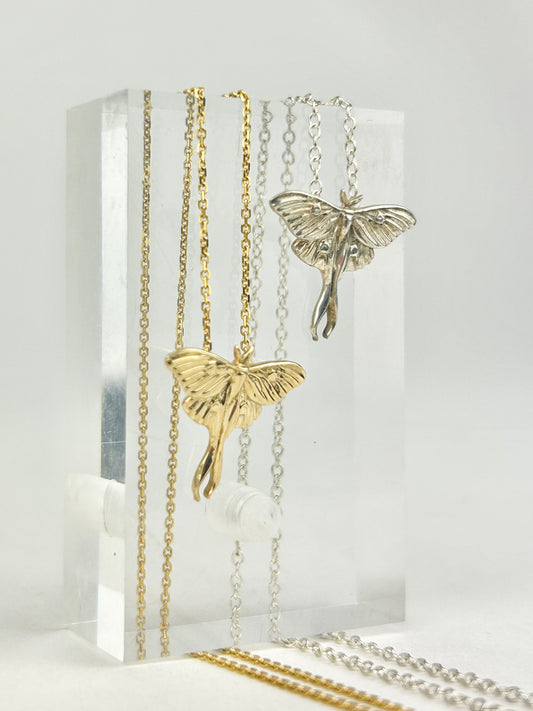 Luna Moth Necklace
