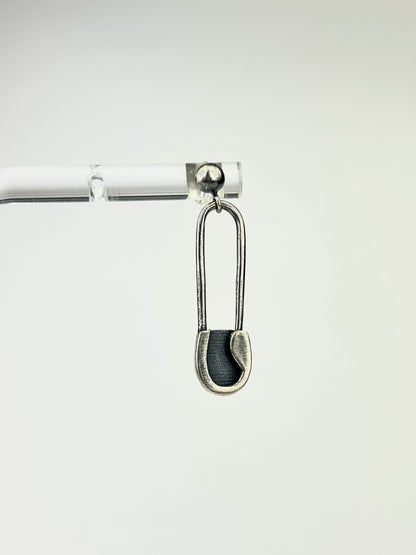 Safety Pin Stud Dangle Earring
