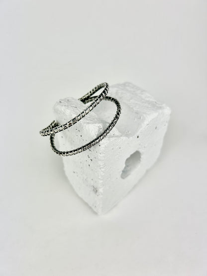 Rebar Cuff Bracelet with a SECRET DIAMOND
