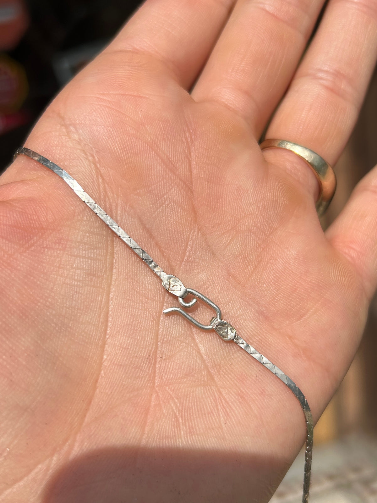 Silver and Shell Necklace