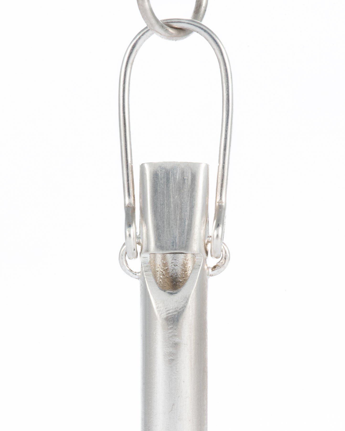 Onyx Bullet Pointed Dog Whistle Charm