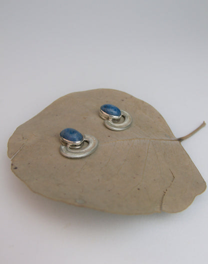 Lapis Stud Earrings