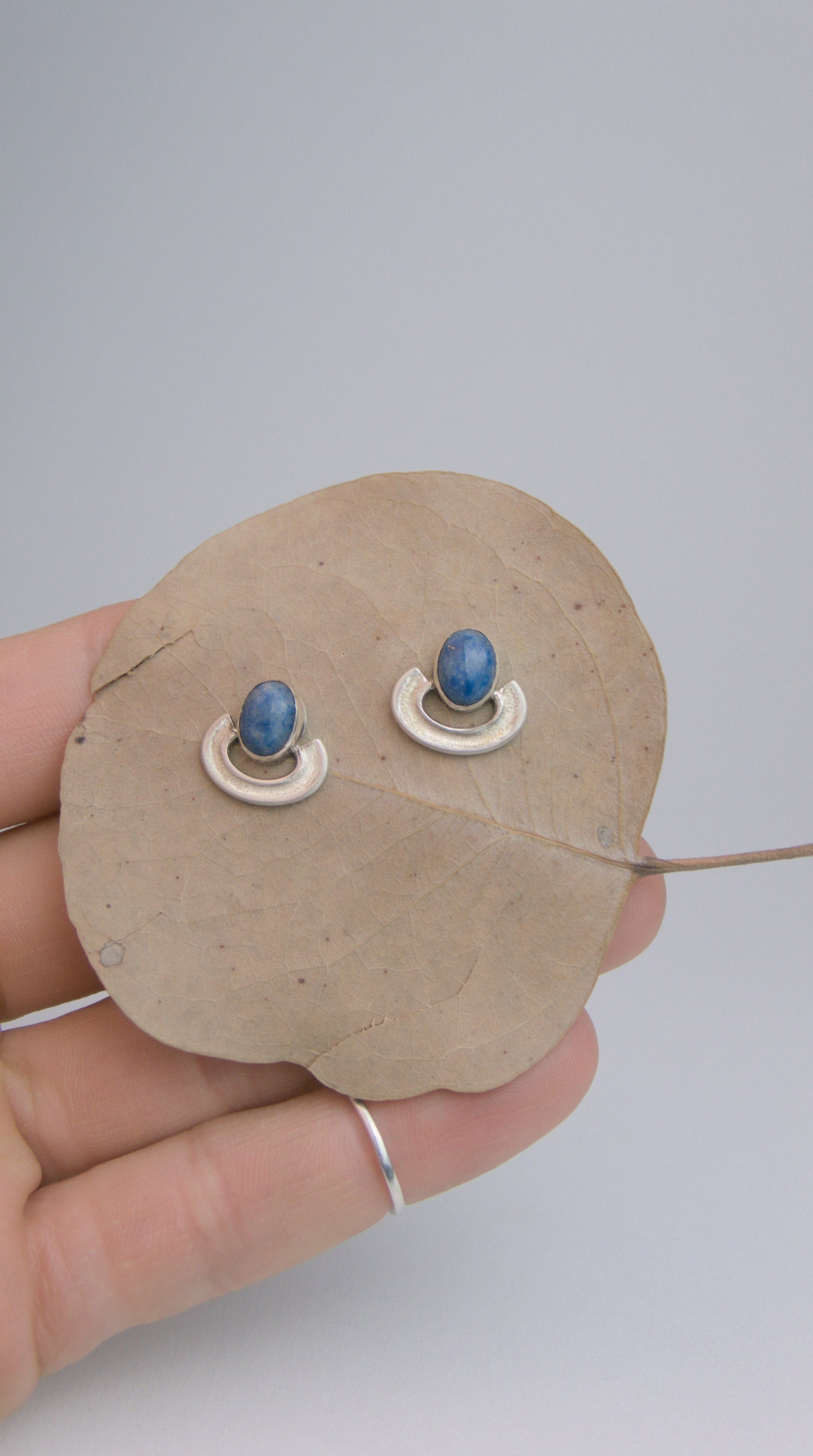 Lapis Stud Earrings