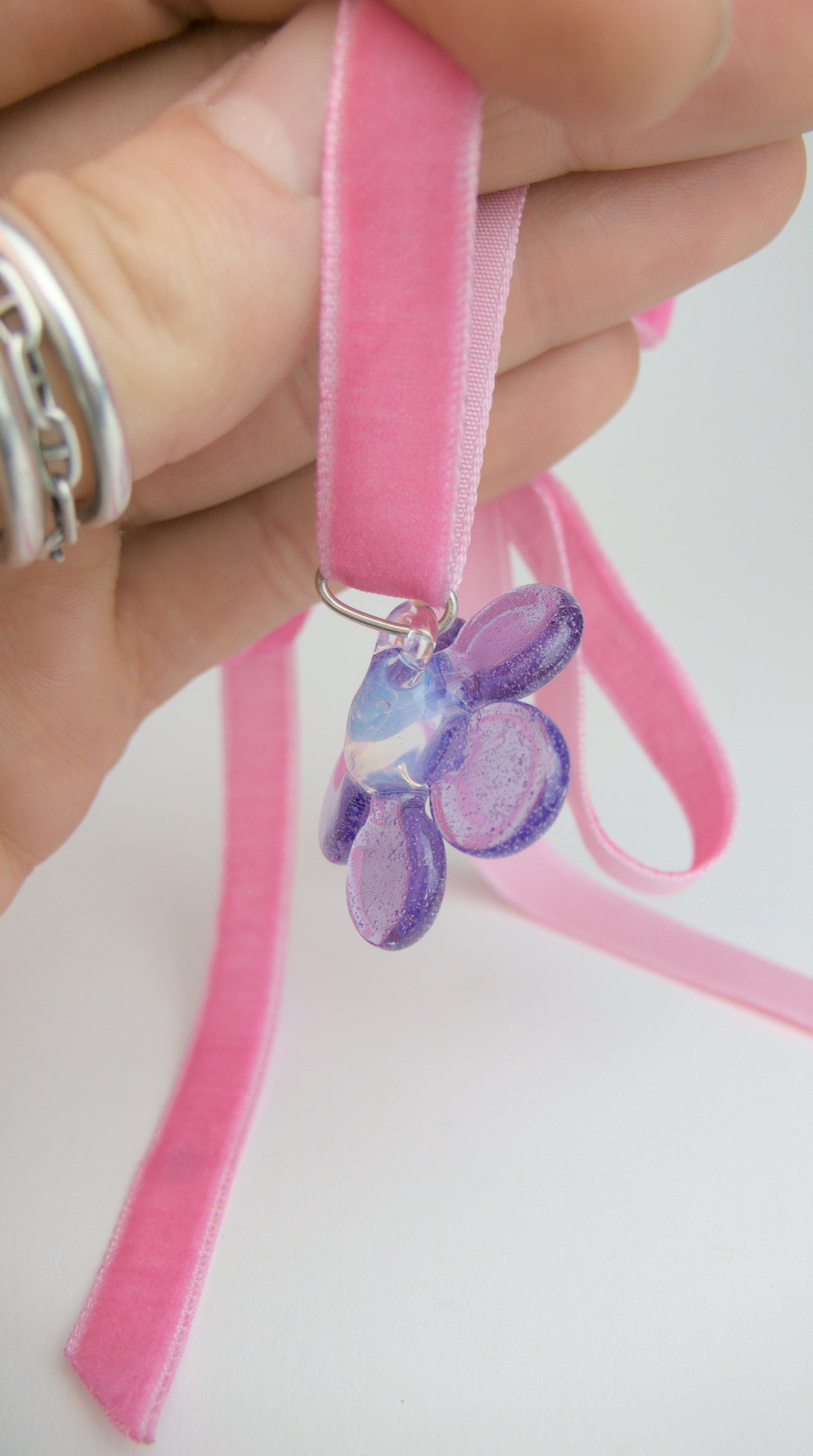 Bubblegum Flower Pendant