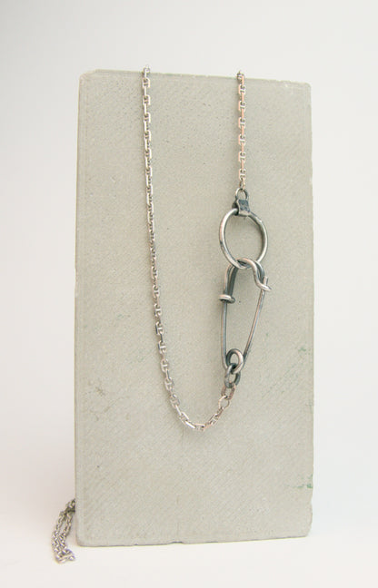 14k White Gold Anchor Link Chain