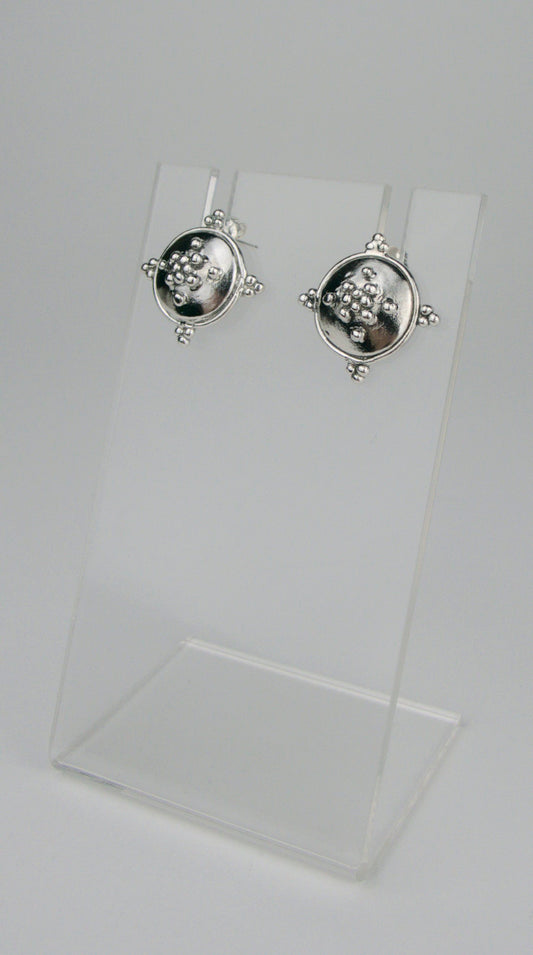 Domed Stud Earrings