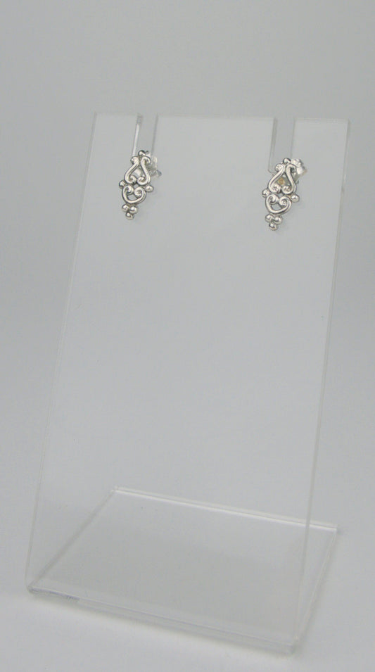 Two Point Stud Earrings