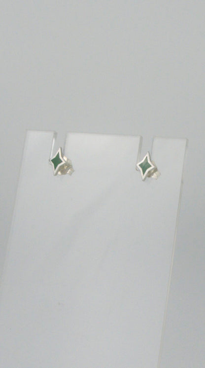 Mini Enamel Star Studs