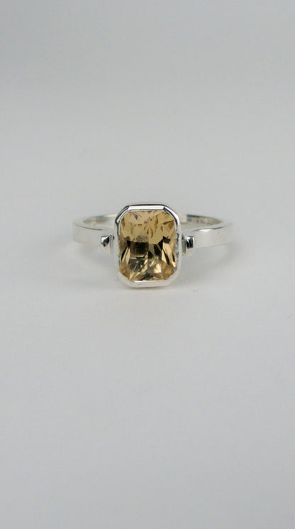 Citrine Picnic Basket Ring