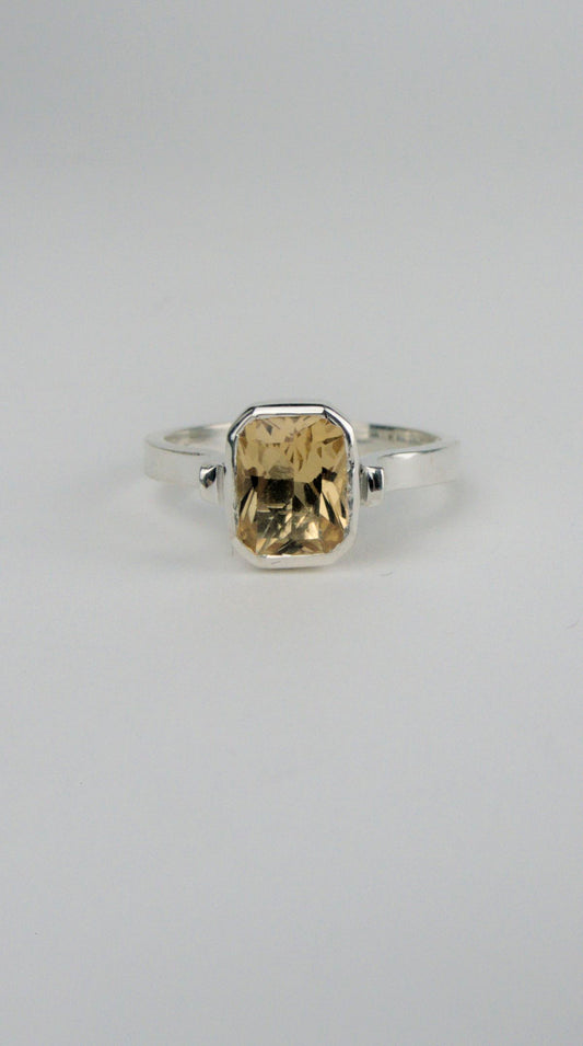 Citrine Picnic Basket Ring