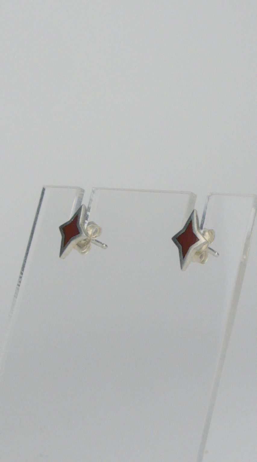 Enamel Star Studs