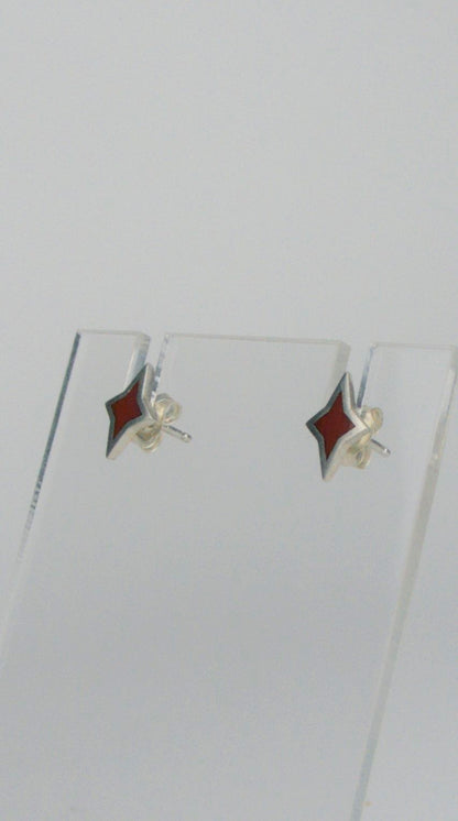 Enamel Star Studs