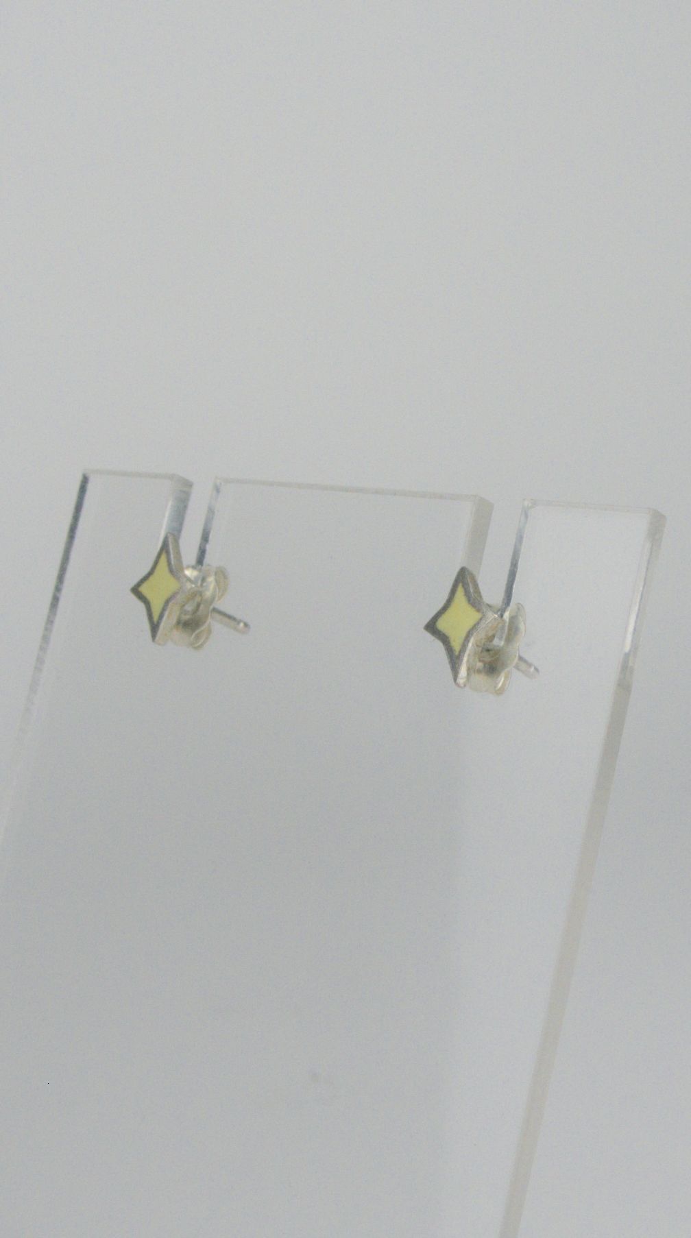 Mini Enamel Star Studs