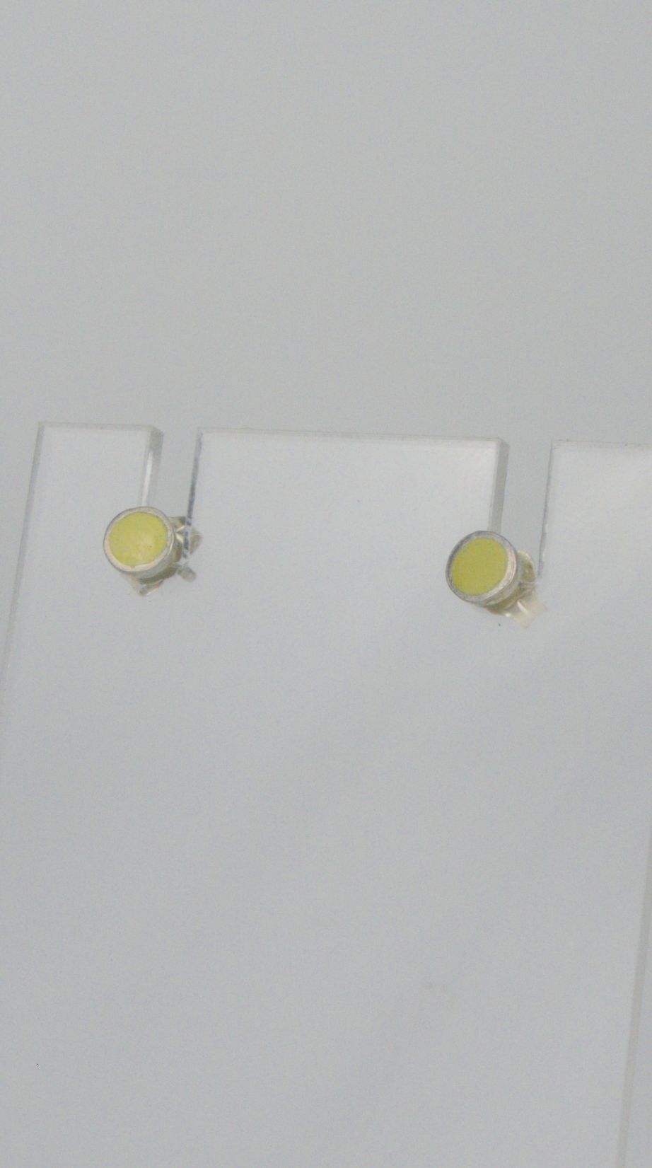 Mini Enamel Circle Studs