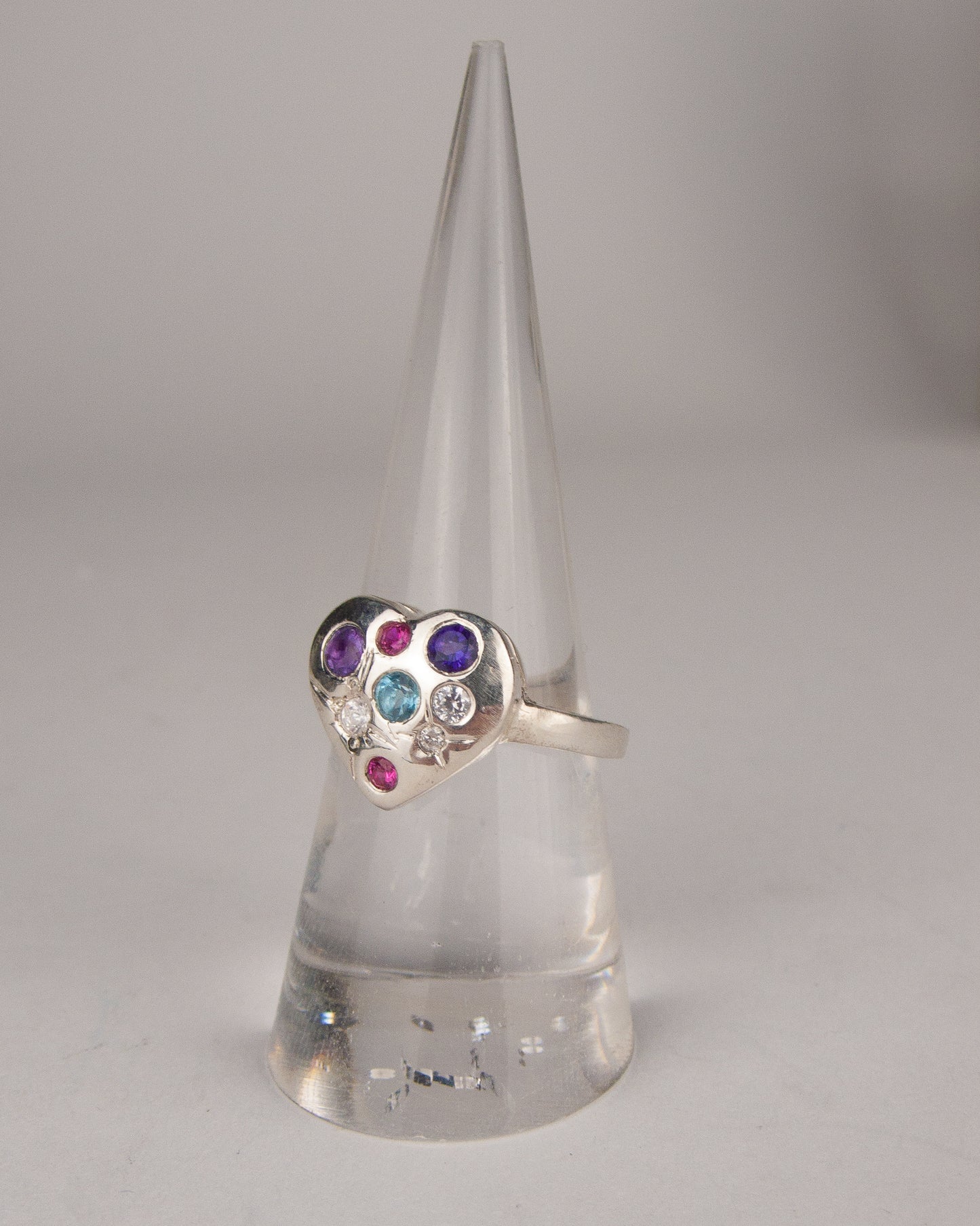 Confetti Heart Ring